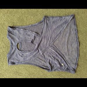 Lululemon purple cross back tank top